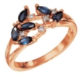 Кольцо с бриллиантом и топазом CR05-32776-76CL-R 2009 г инфо 8093r.