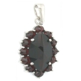 Подвеска из серебра с гранатами Happy Garnets G3072 2010 г инфо 8572r.