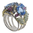 Кольцо Серебро 925 рубин-7-0, 25ct сапфир-22-0, 35c 034 354 02 21-04211 2010 г инфо 8620r.