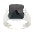 Кольцо из серебра с гранатами Happy Garnets g1094 2010 г инфо 8642r.