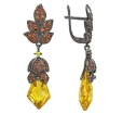 Серьги с фианитом 62A0MX0556 2010 г инфо 9030r.