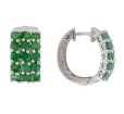 Серьги с изумрудом R2A6Y12027 2009 г инфо 9033r.