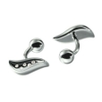 Запонки из серебра с бриллиантами Hot diamonds MM085 2009 г инфо 9071r.